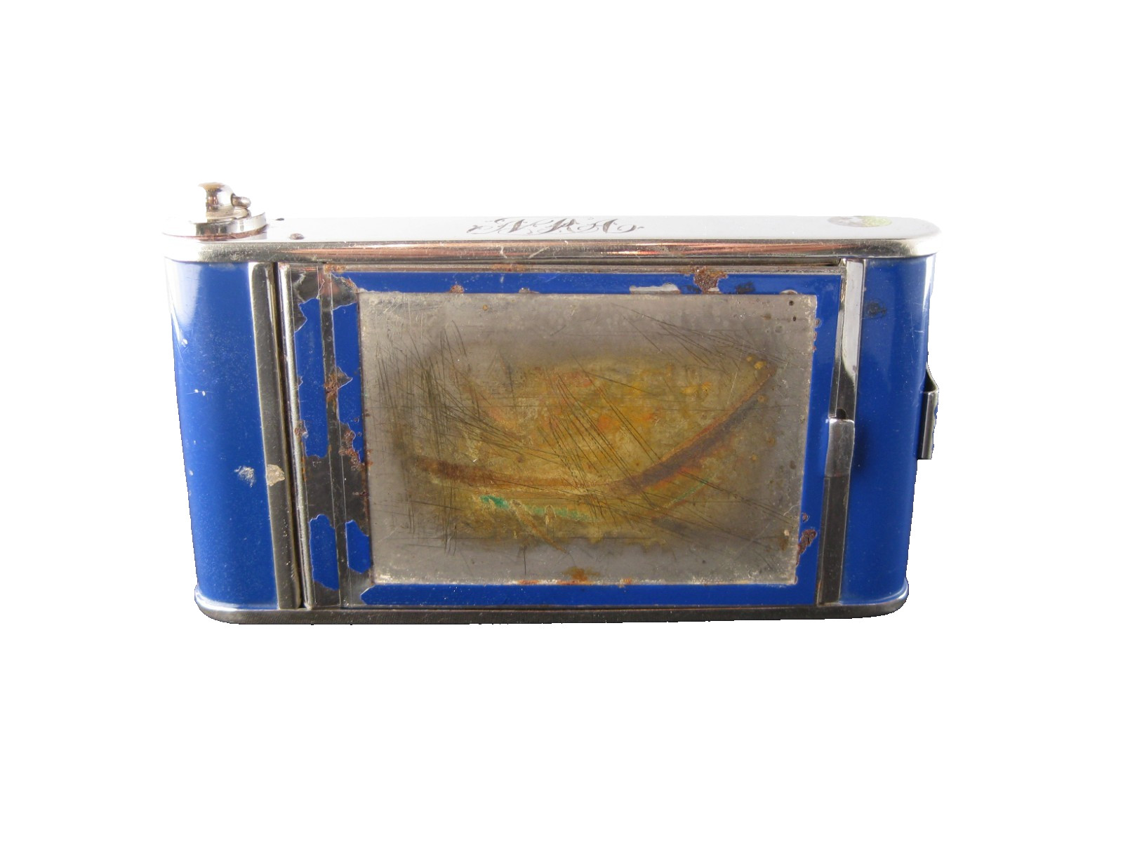 Vintage ARA Ladies Multi-Purpose Mirrored Powder Compact and Cigarette Case Vintage ARA Ladies Multi-Purpose Mirrored Powder Compact and Cigarette Case