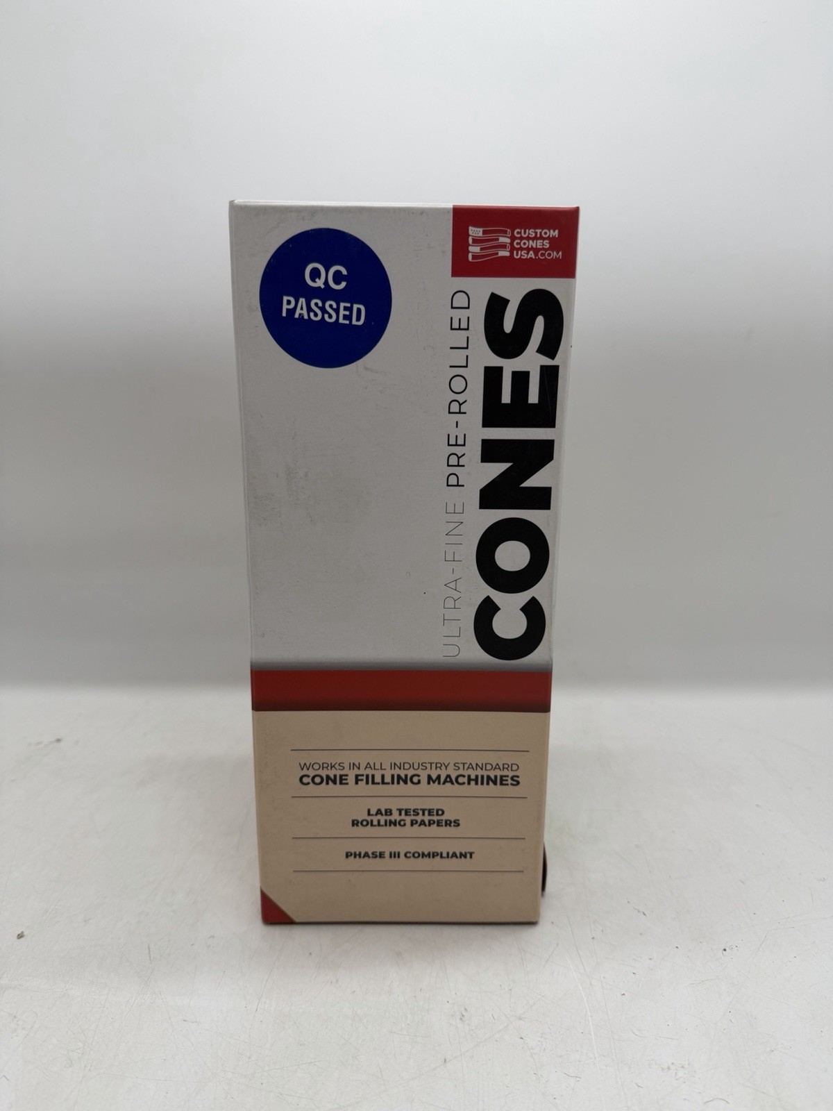CUSTOM CONES ULTRA-FINE PRE-ROLLED 84MM X 26MM CONES 900 CT BOX NEW SEALED