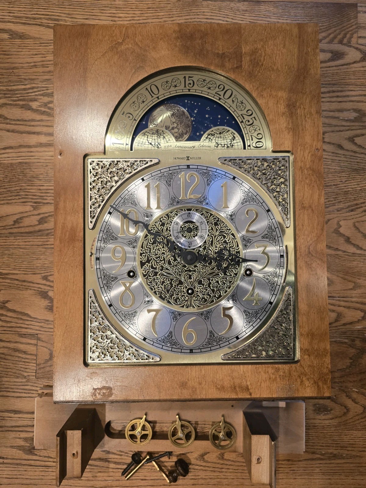 Howard Miller 610-701 Grandfather Clock Kieninger M 11 Movement 116cm Dial Rare