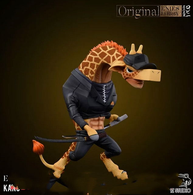 YZ Studios One Piece Beast Kaku Resin Model in stock H12.1cm WCF Scale