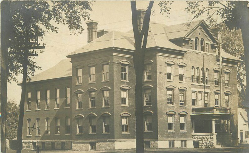 1908 Salem New York School House RPPC Photo Postcard 11134