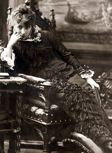 Picture Of French Tragic Actress Sarah Bernhardt In 1923 Movie OLD PHOTO Picture Of French Tragic Actress Sarah Bernhardt In 1923 Movie OLD PHOTO