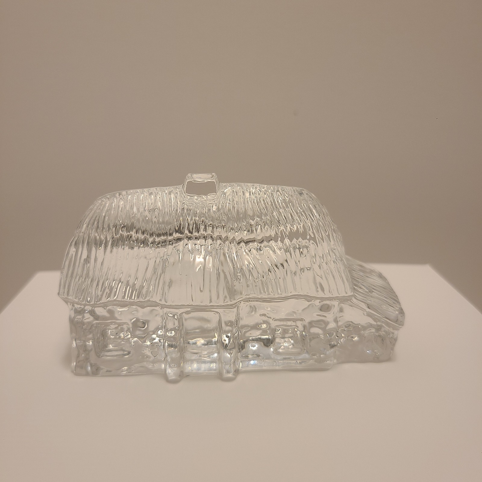 Waterford Ireland Crystal Figurine LISMORE VILLAGE COTTAGE HOUSE BUILDING Mint