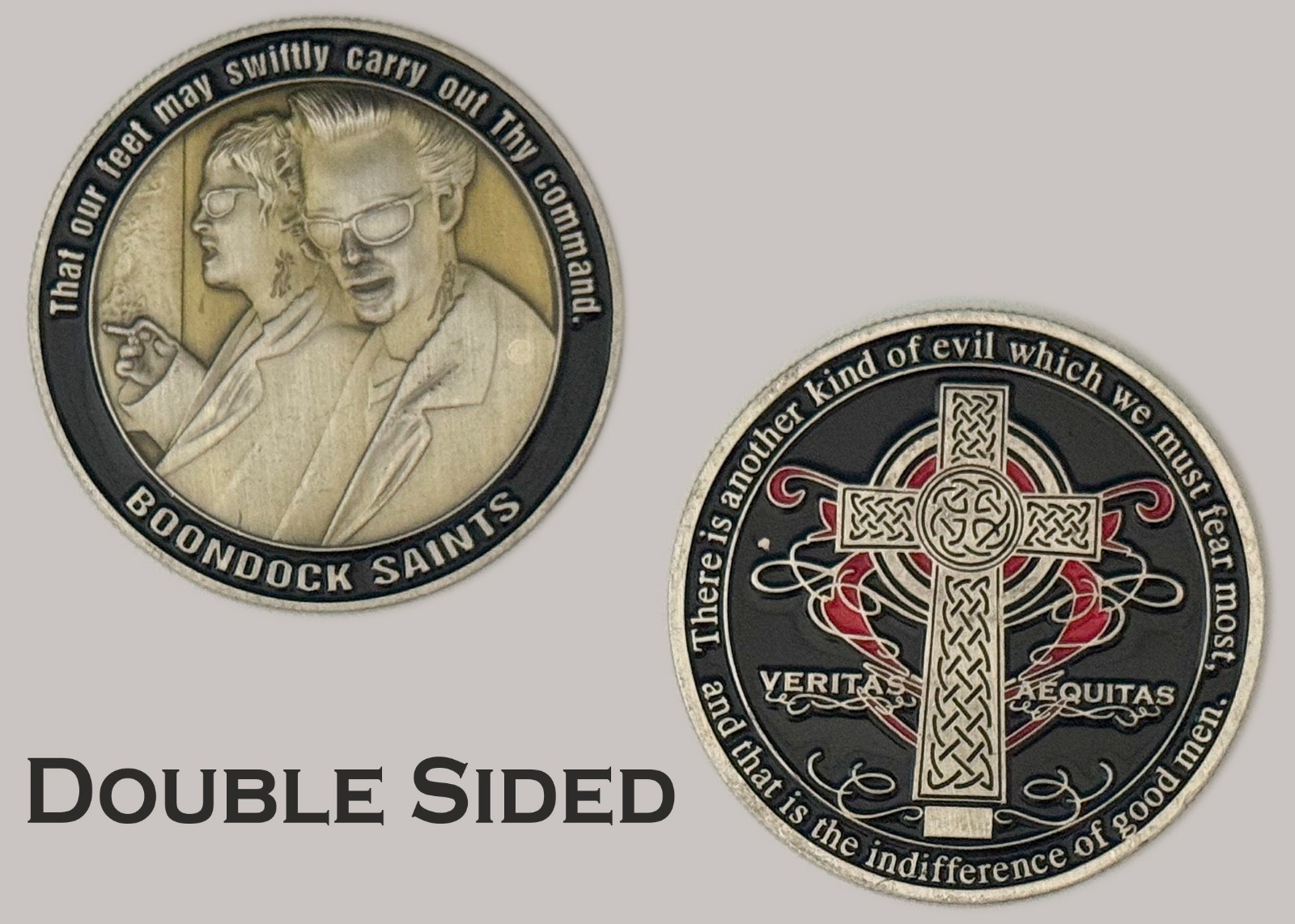 Boondock Saints Veritas Aequitas Challenge Coin  J#9