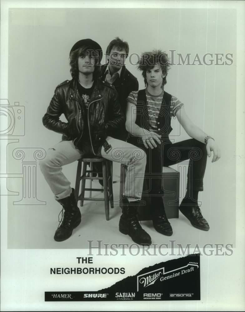 1987 Press Photo Members of he rock band \