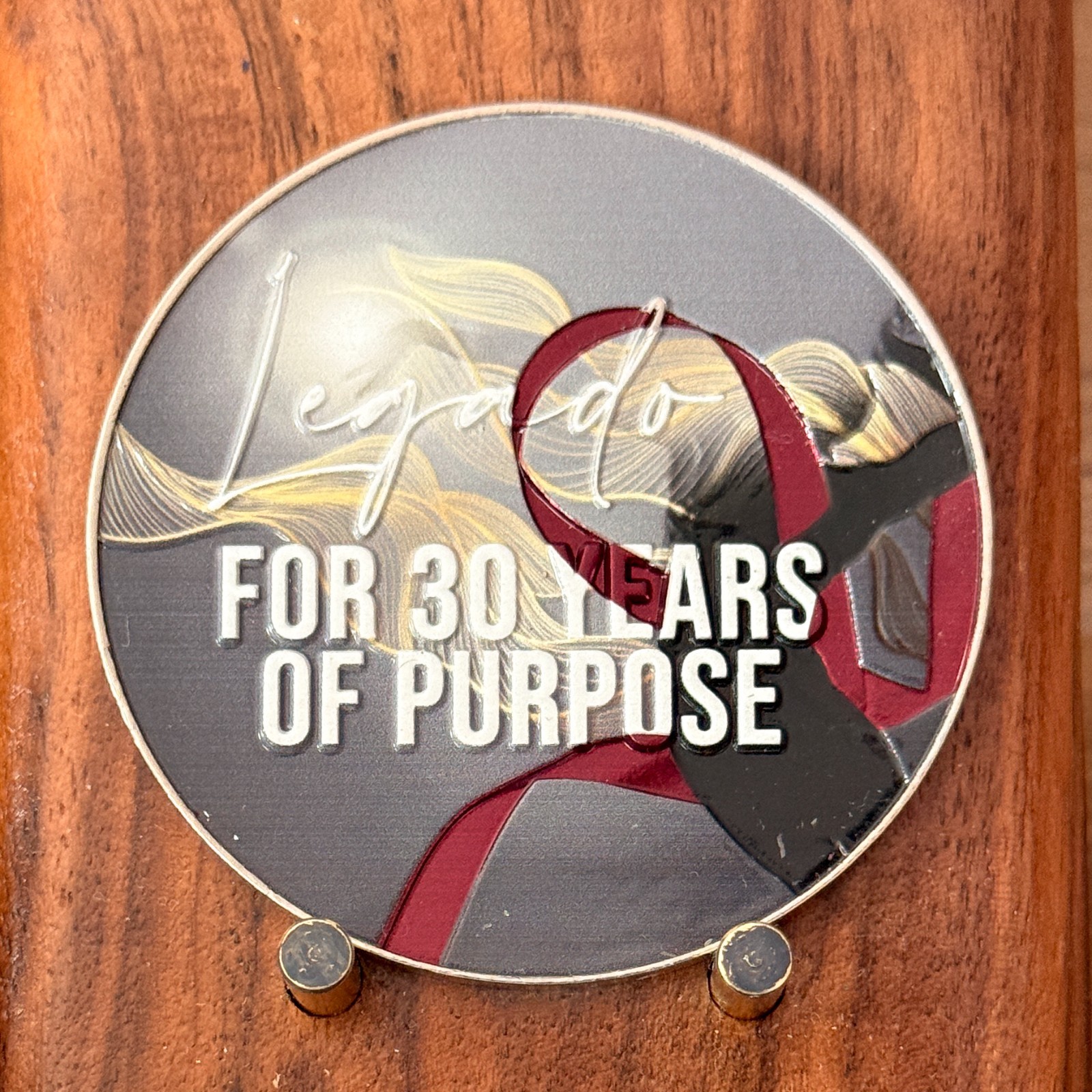 Legado 30 Years Of Purpose Anniversary Recognition Challenge Coin  W#24