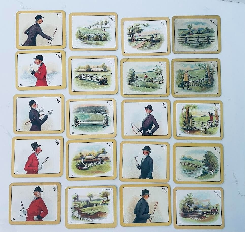 1926 Carreras Black Cat Greyhound Racing Game Cards Lot Of 20 1926 Carreras Black Cat Greyhound Racing Game Cards Lot Of 20