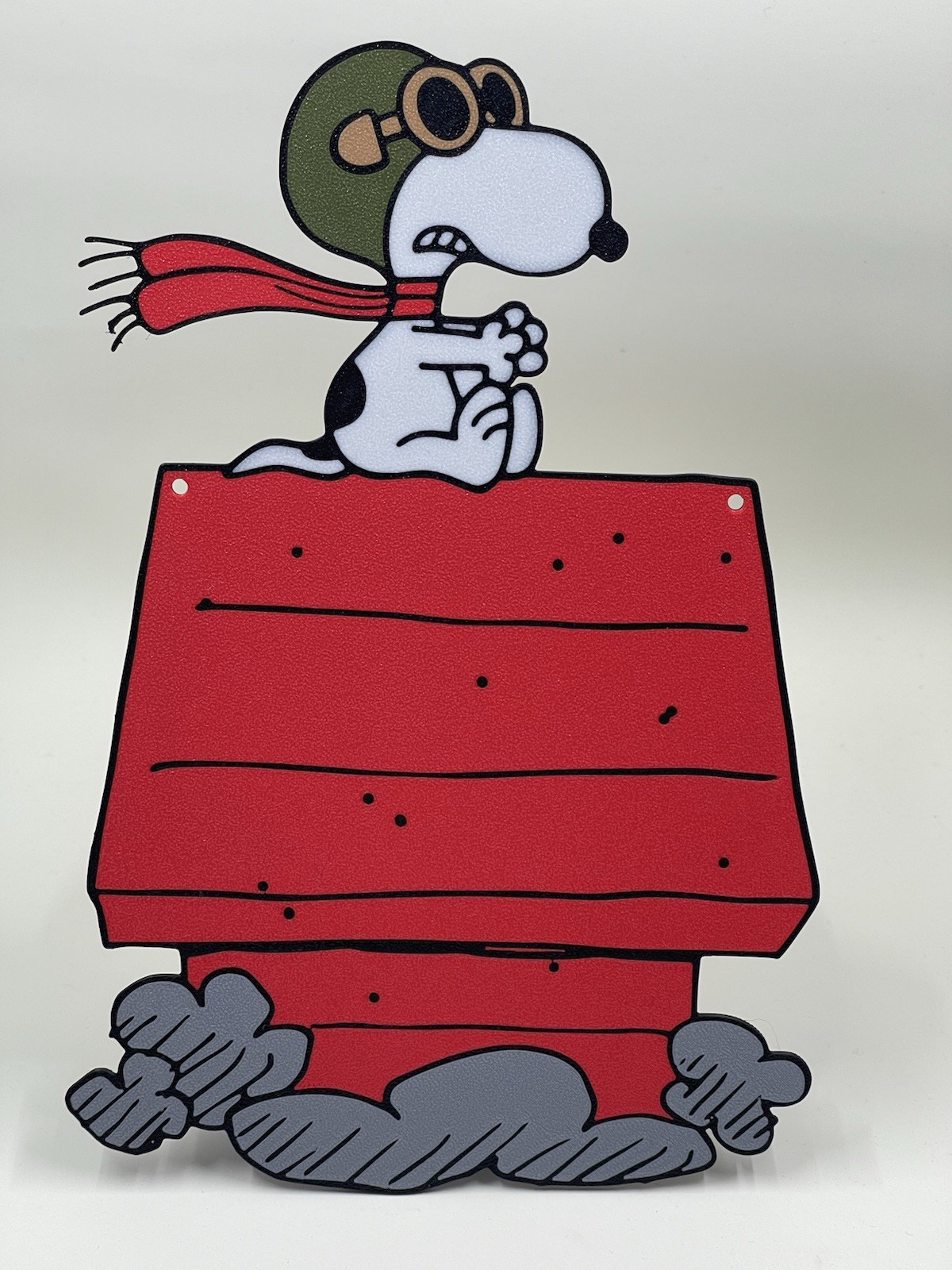 Peanuts 💥 Snoopy vs The Red Baron 3D Printed Sign, World War 1 Flying Ace, Art Peanuts 💥 Snoopy vs The Red Baron 3D Printed Sign, World War 1 Flying Ace, Art