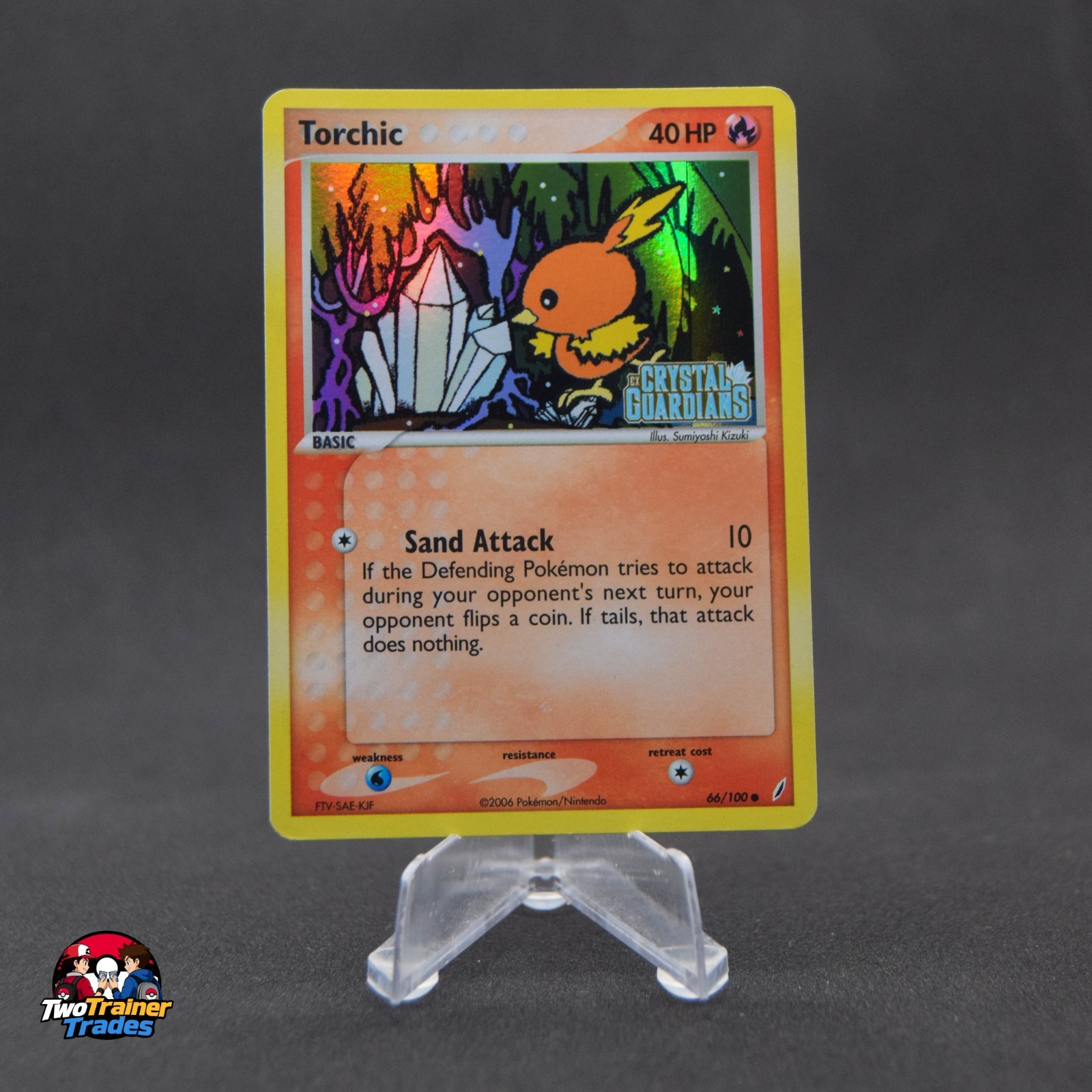 Torchic Stamped EX Crystal Guardians 66/100 LP Pokemon