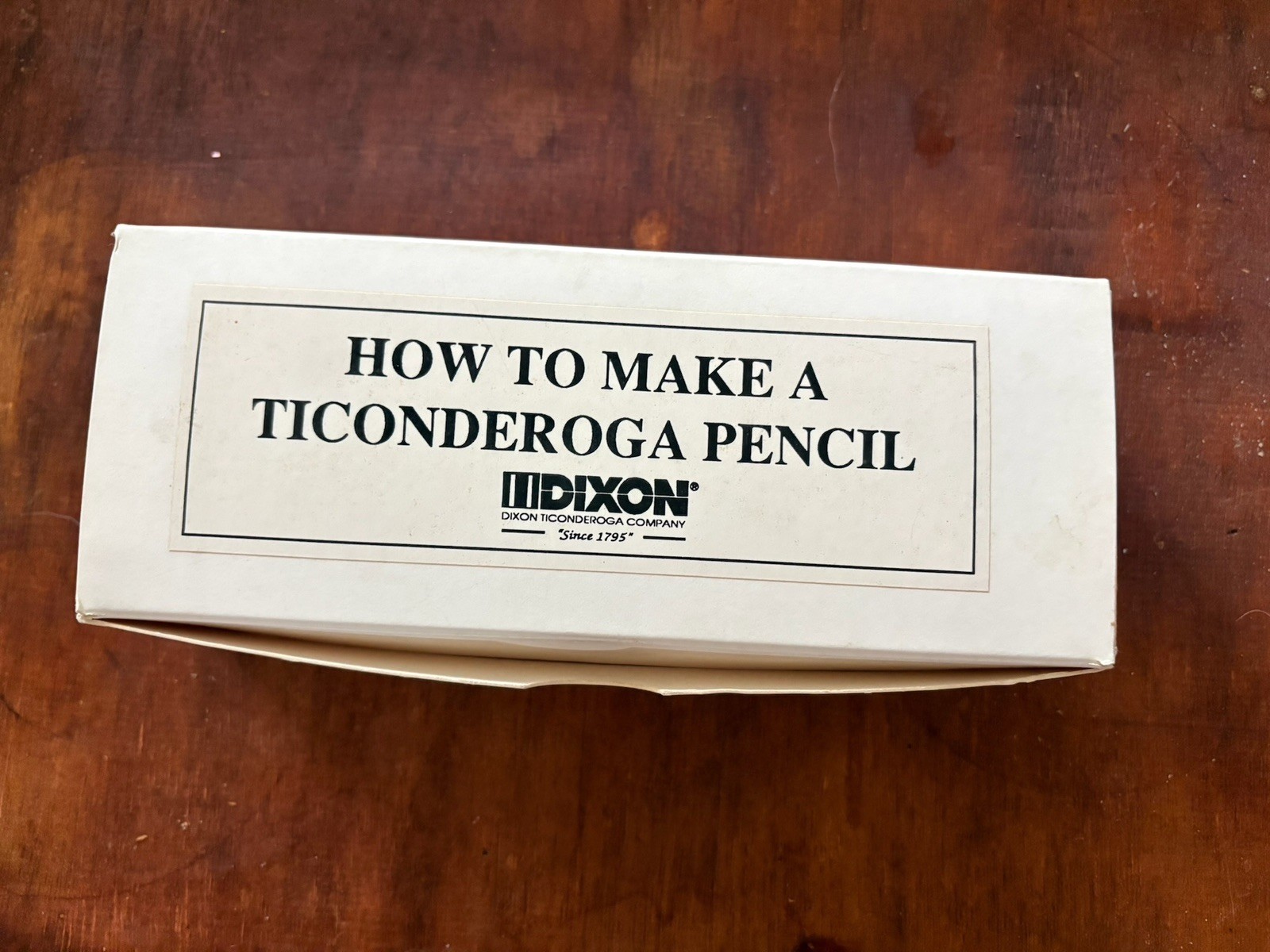 Rare 1993 Dixon Ticonderoga How To Make A Pencil Kit Samples Newsday Letters