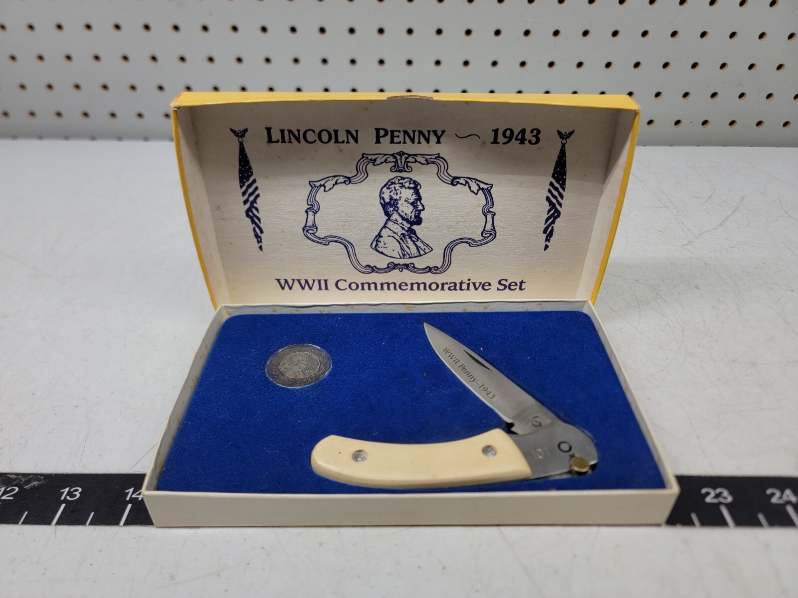 Cherokee WWII Lincoln Penny 1943 Commemorative Set, Soligen Steel