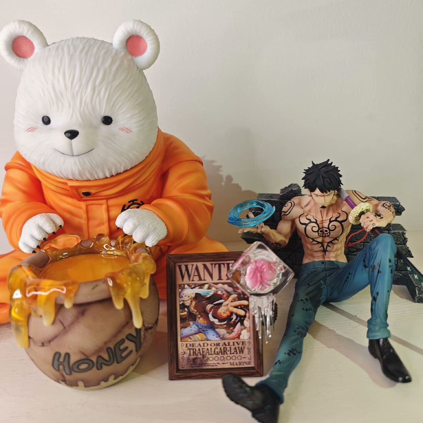 Trafalgar D Law Bepo BT Studio One Piece Resin Figurine 20cm in stock