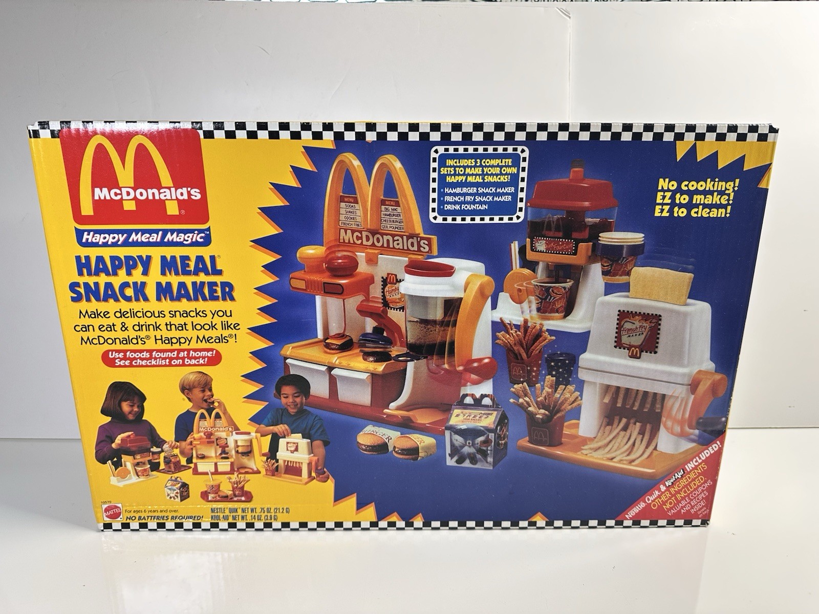 McDonalds Happy Meal Magic Snack Maker Hamburger Fries Drink NEW SEALED