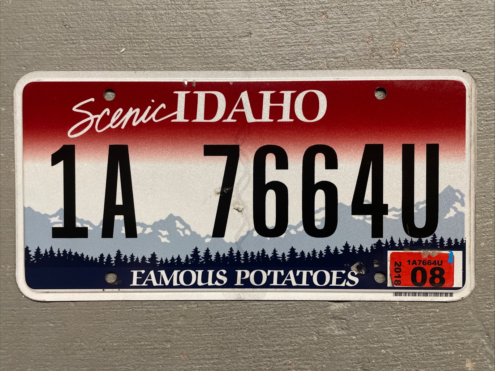 IDAHO LICENSE PLATE SCENIC - FAMOUS POTATOES 🥔 RANDOM LETTERS/NUMBERS FAIR IDAHO LICENSE PLATE SCENIC - FAMOUS POTATOES 🥔 RANDOM LETTERS/NUMBERS FAIR