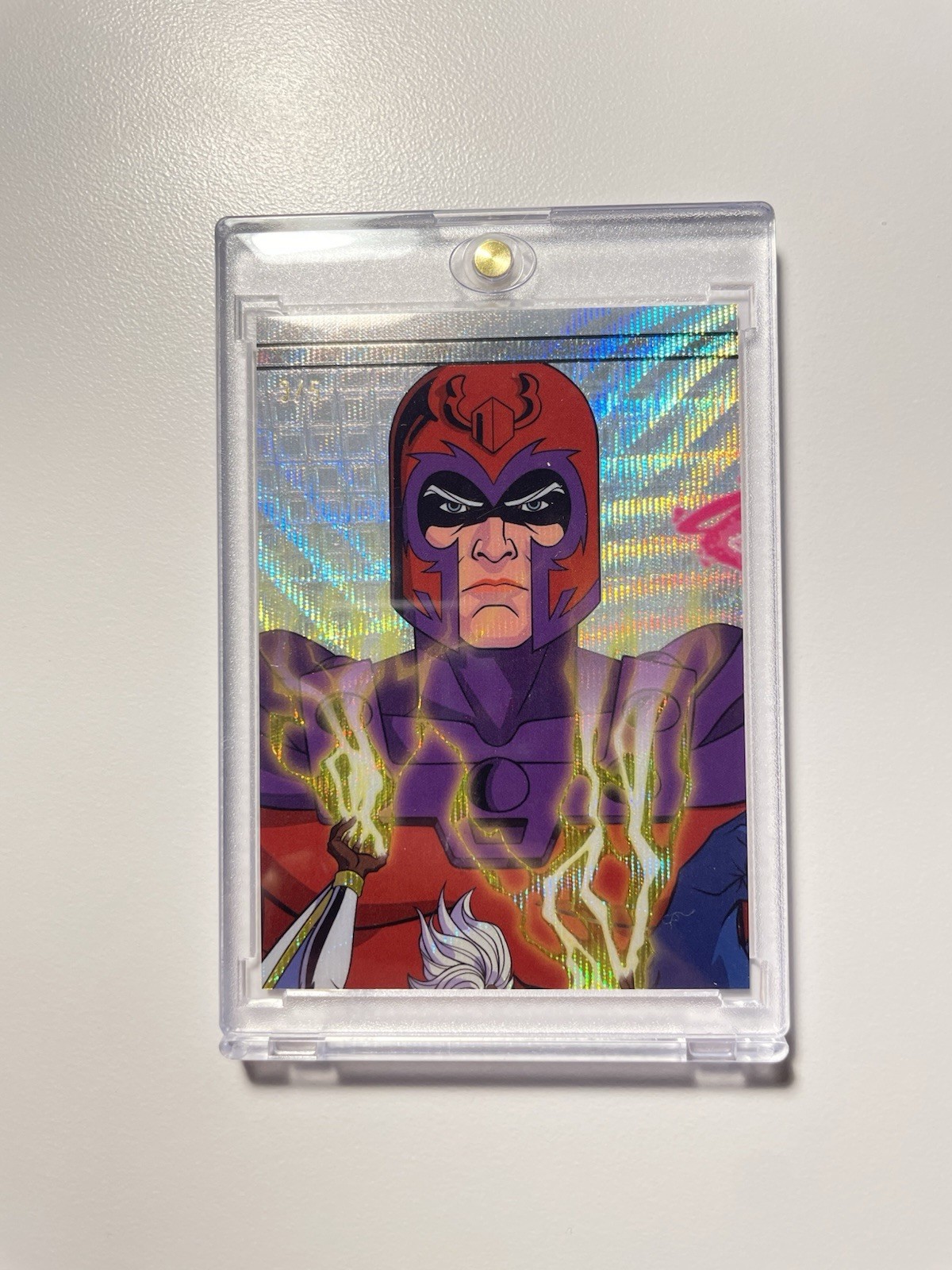 Topps Finest RARE 3/5 Magneto Marvel X-men ‘97 Da Nanana Naaa Wave Refractor
