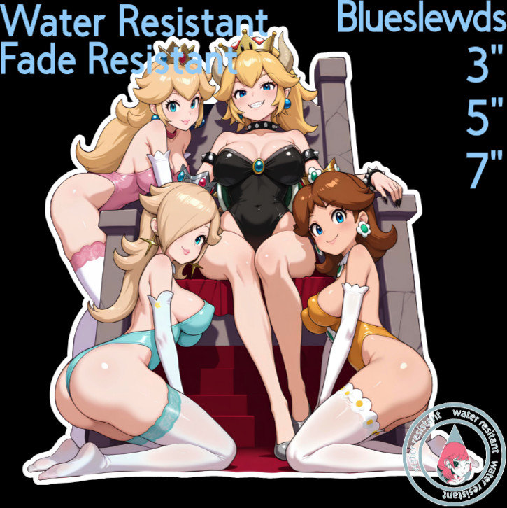 Bowsette Peach Daisy Rosalina 3\