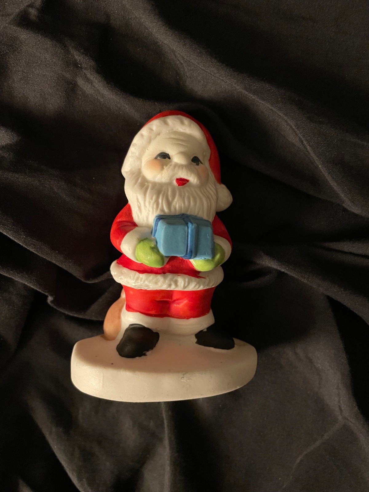 Vintage 6.5” Ceramic Santa Claus Figurine Holiday Christmas Decor