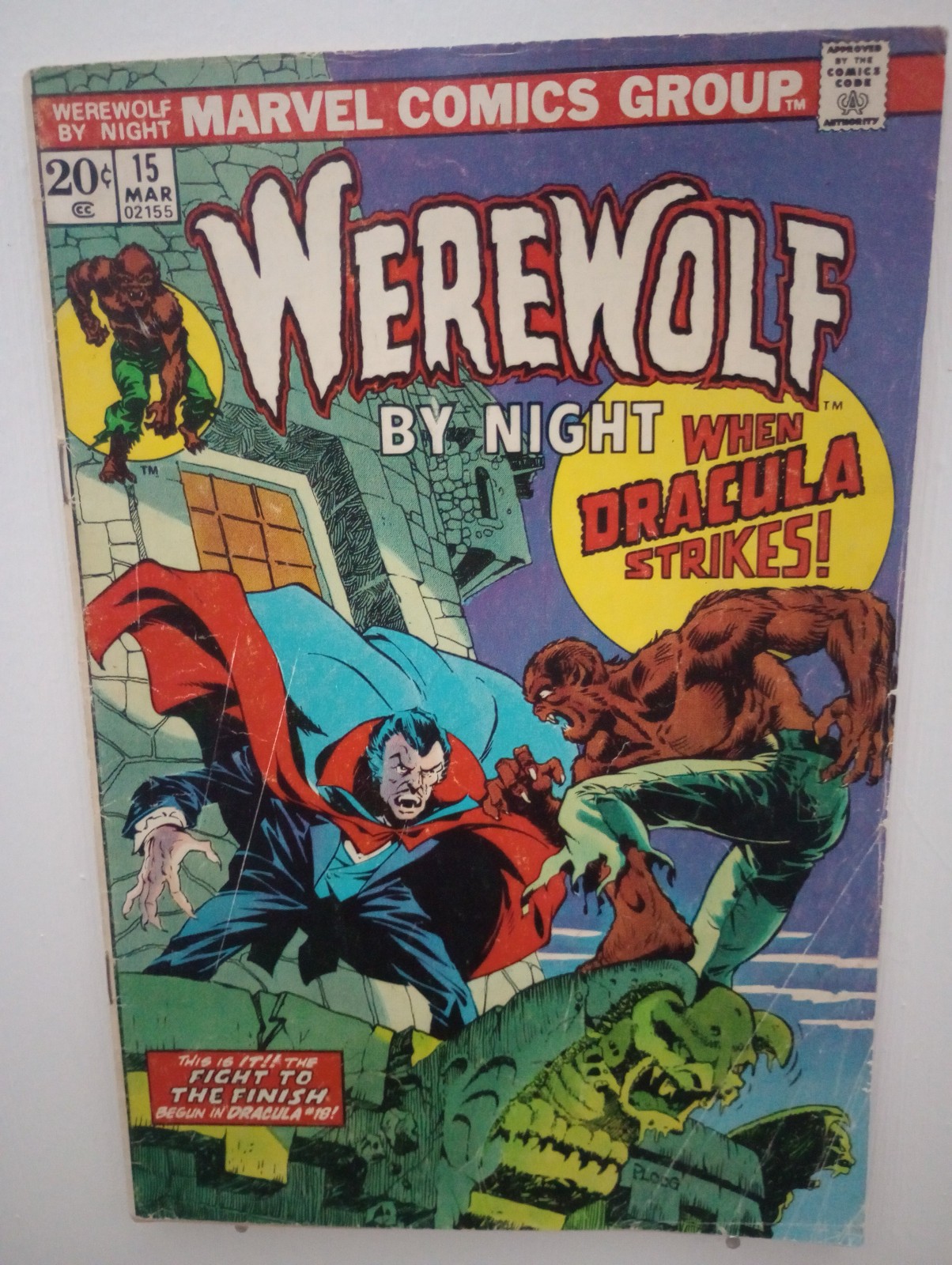 Werewolf by Night # 15 (Marvel Comics March 1974)  (Pre Owned)