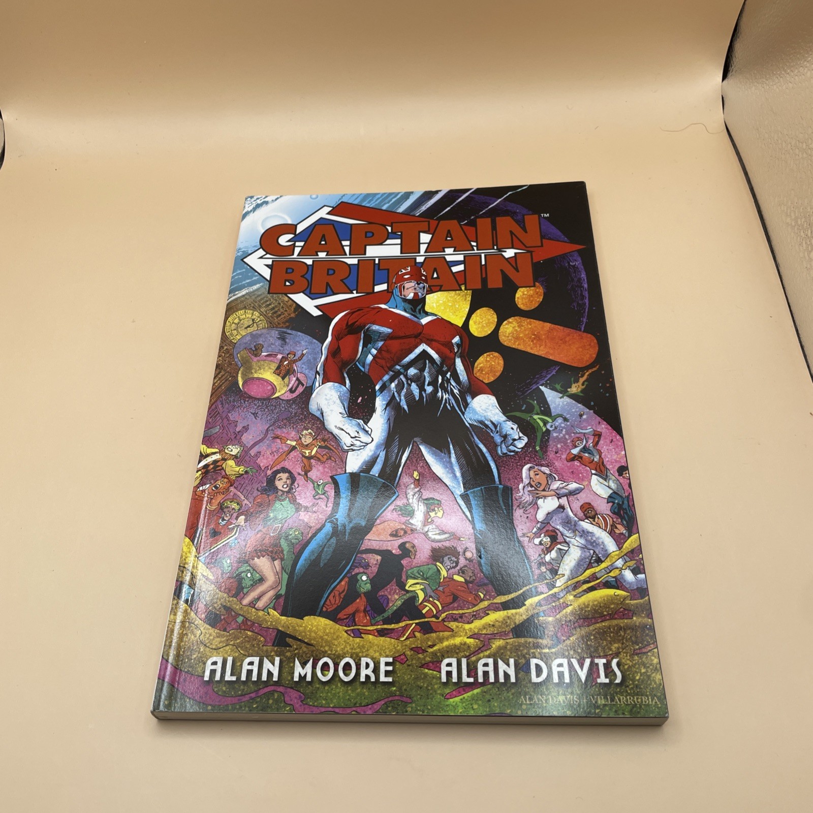 CAPTAIN BRITAIN TPB by ALAN MOORE, ALAN DAVIS | Marvel | 2002 | 1st Printing