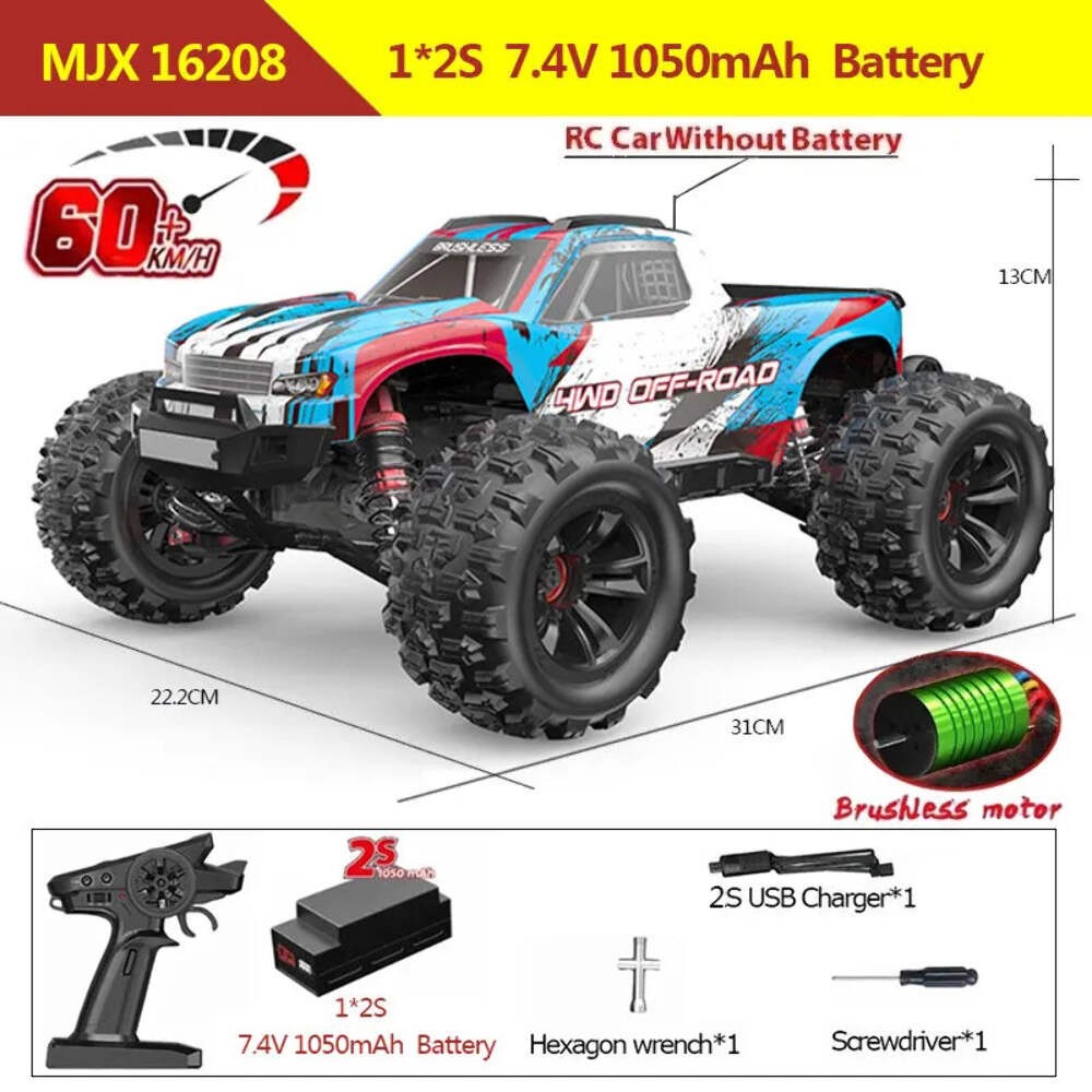 Hyper Go MJX 16207 16208 16209 16210 1/16 4WD RC Car 70KM/H Brushless RC Racing
