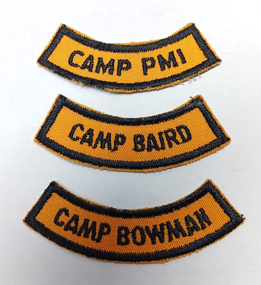 Goshen Scout Camps Rocker Patches-lot of 3