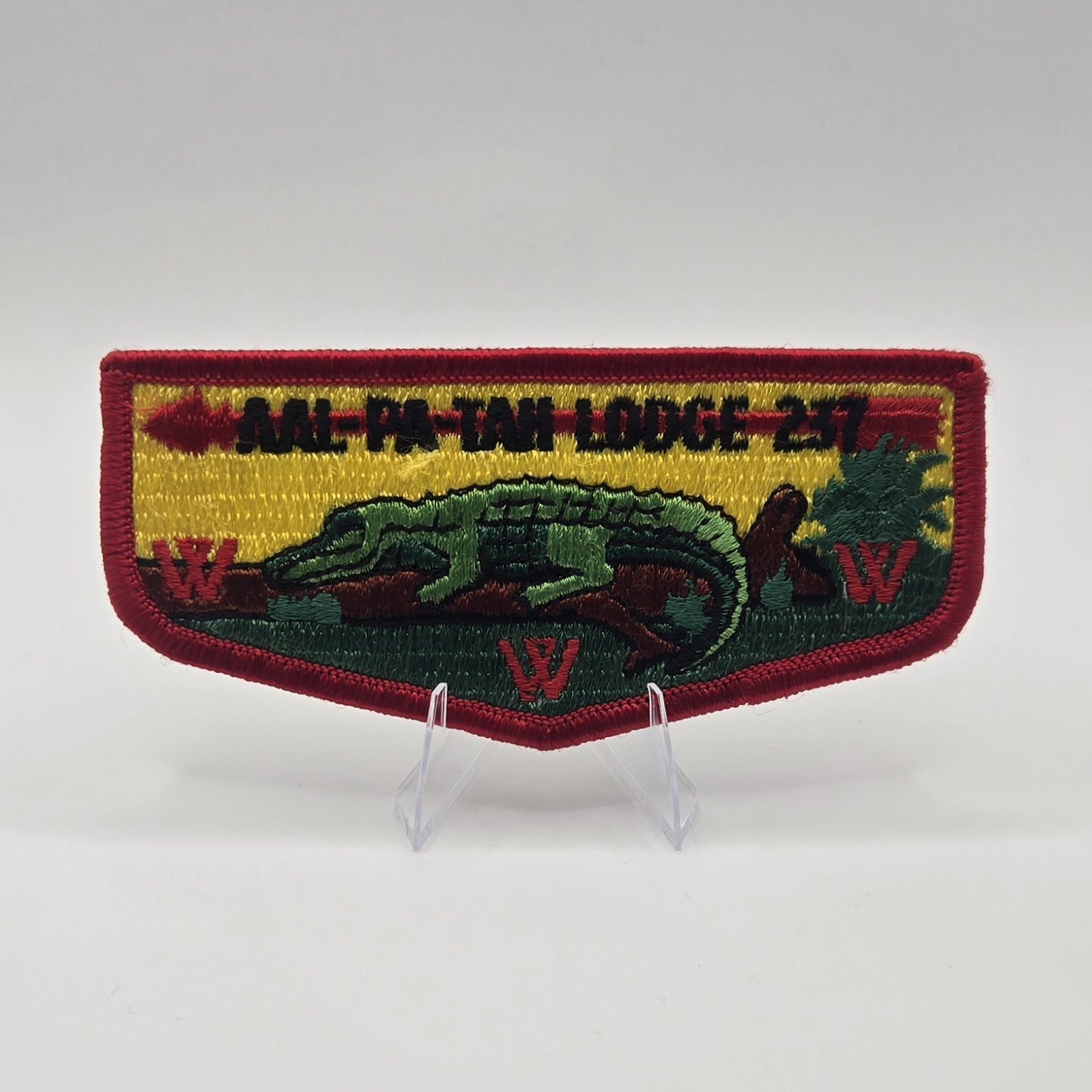 Aal-Pa-Tah Lodge 237 Gulf Stream Council OA Flap Scouting Florida Vintage (Red) Aal-Pa-Tah Lodge 237 Gulf Stream Council OA Flap Scouting Florida Vintage (Red)