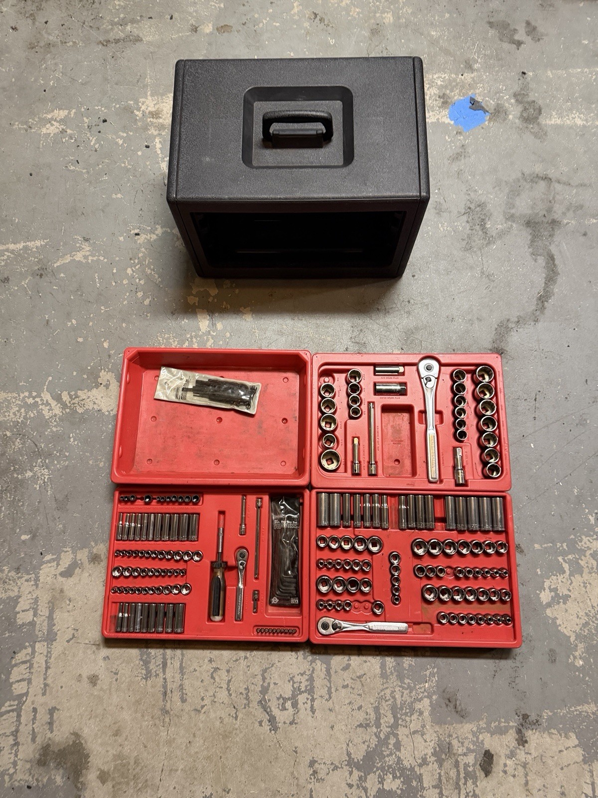 Sears Craftsman Tools USA Made Socket Wrench Tool Set Box 33263