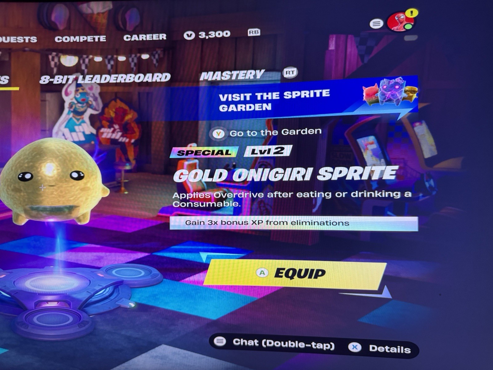 Fortnite Gold Onigiri Sprite RARE