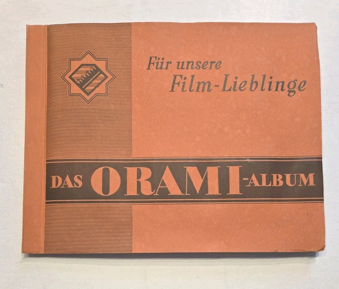 Rare 1931 Tobacciana Das Orami-Album No 1 Unsere Film-Lieblinge 1st Ed. Chaplin