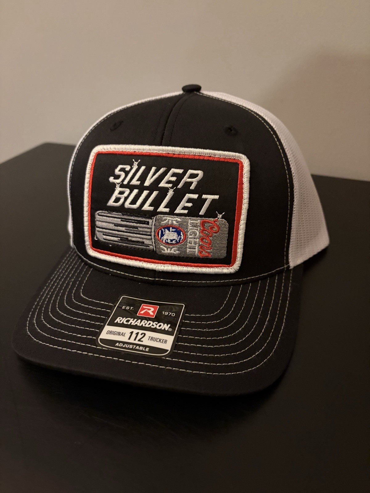 Coors Light Silver Bullet Beer Trucker Hat Richardson 112 Cap Vintage Style