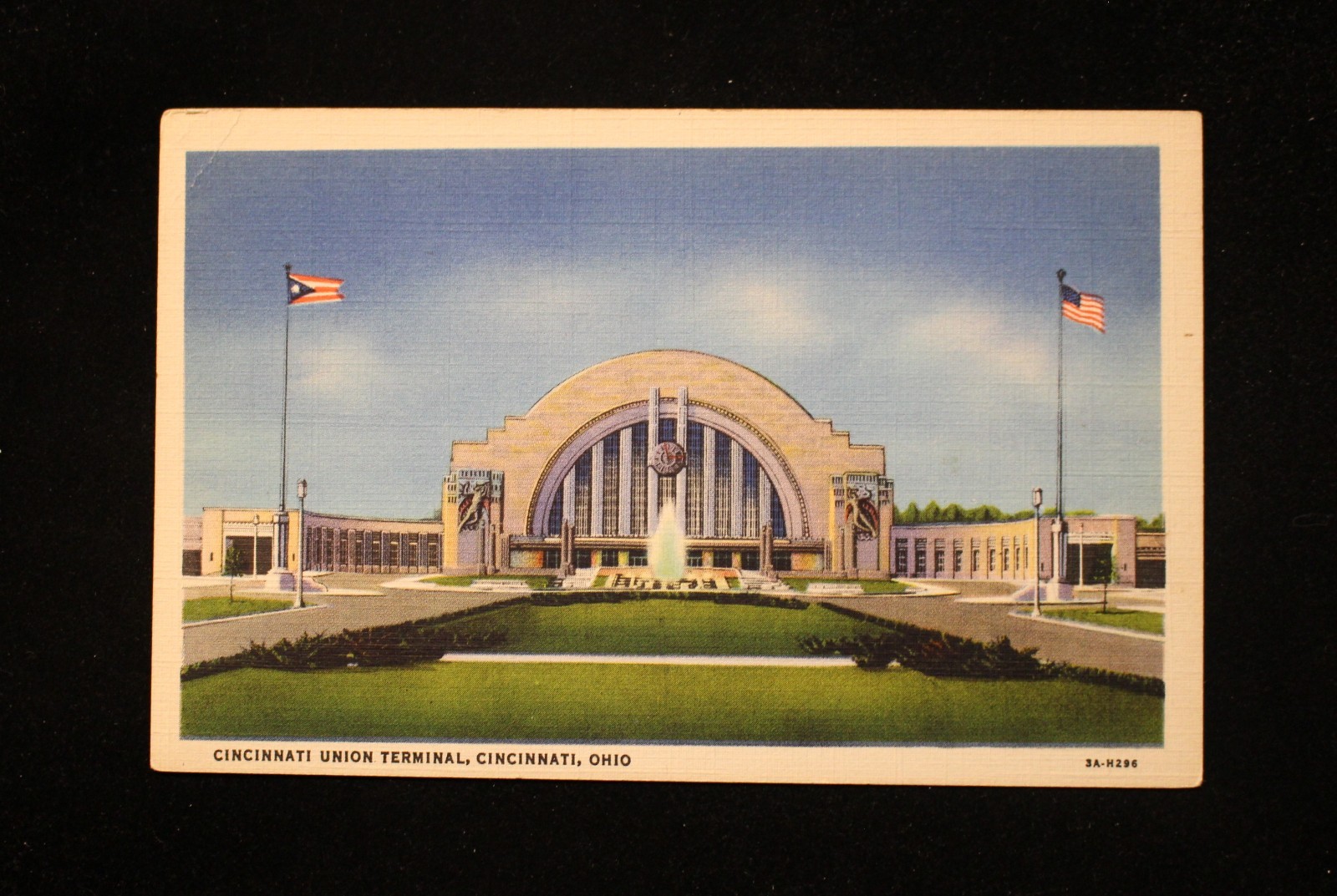 VTG LINEN POSTCARD \