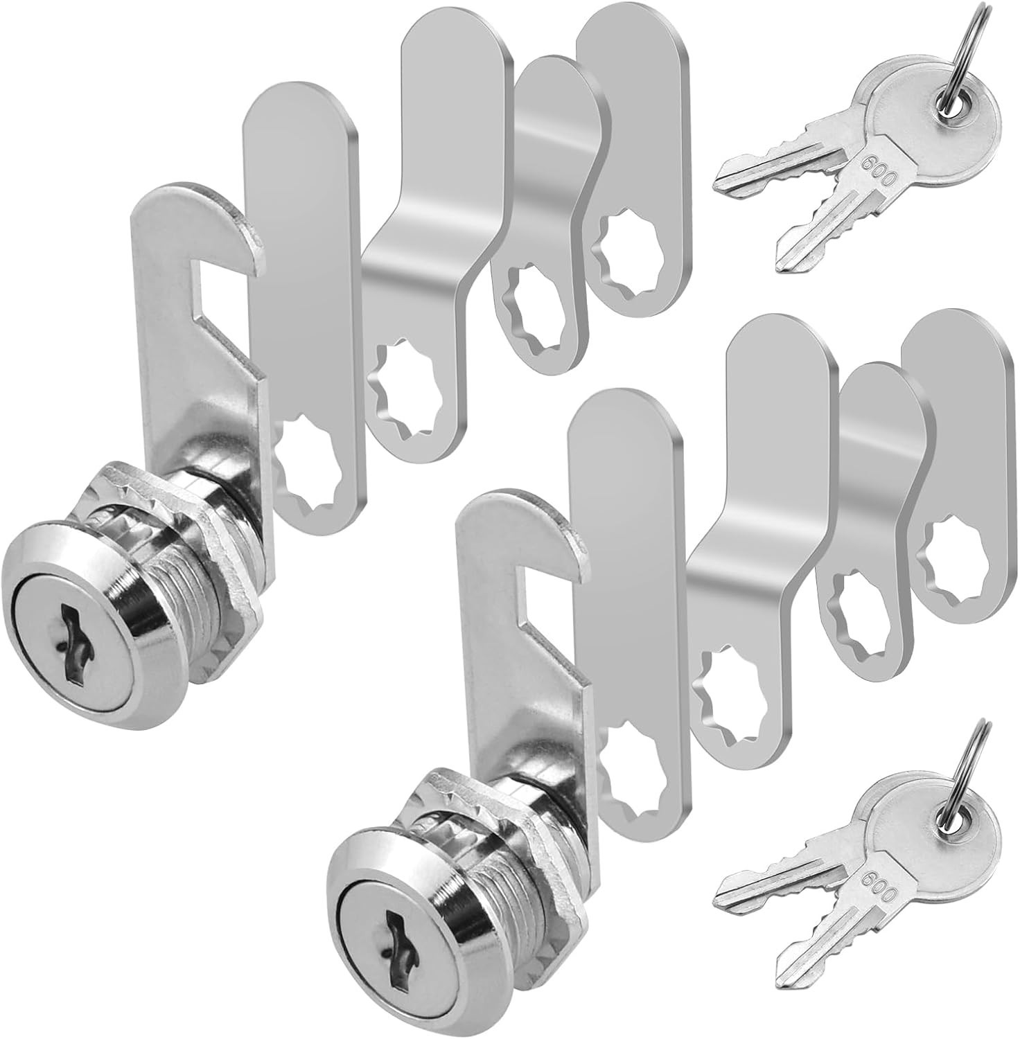 2Pcs Cabinet Lock with Keys