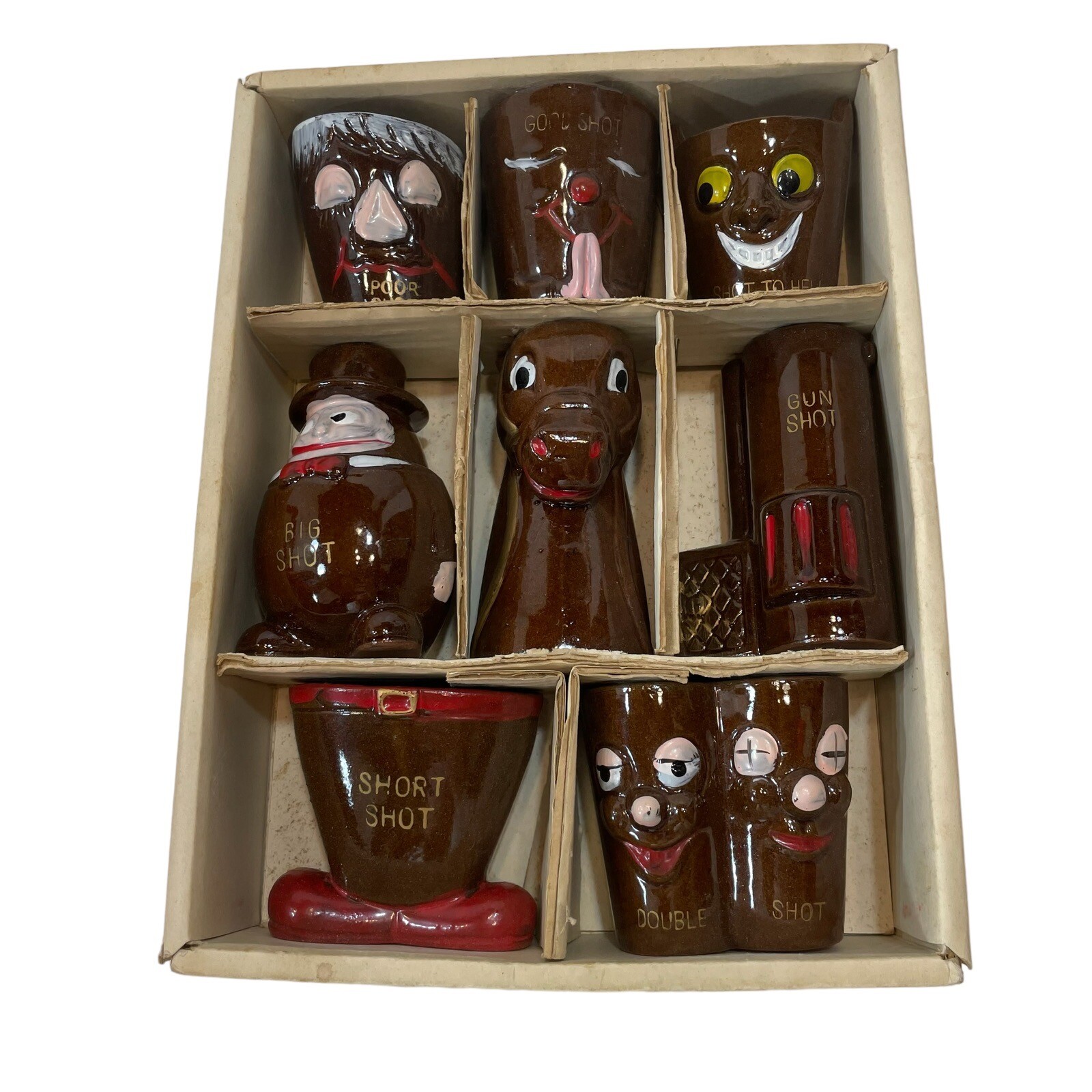 Vintage What\'ll You Have Shot Glass & Bar Jiggers Set Made in Japan w/ Box