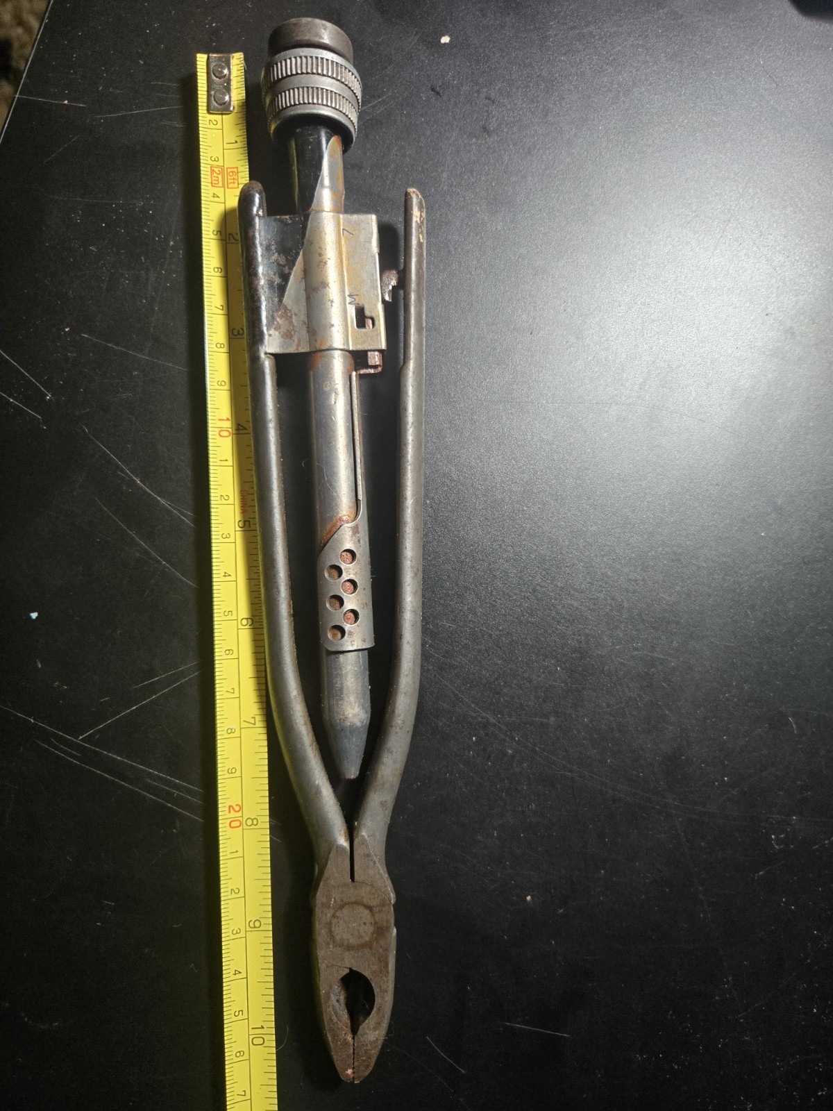 (A) VINTAGE US MILITARY MILBAR SAFETY TWIST AVIATION WIRE PLIERS - VGC - USA