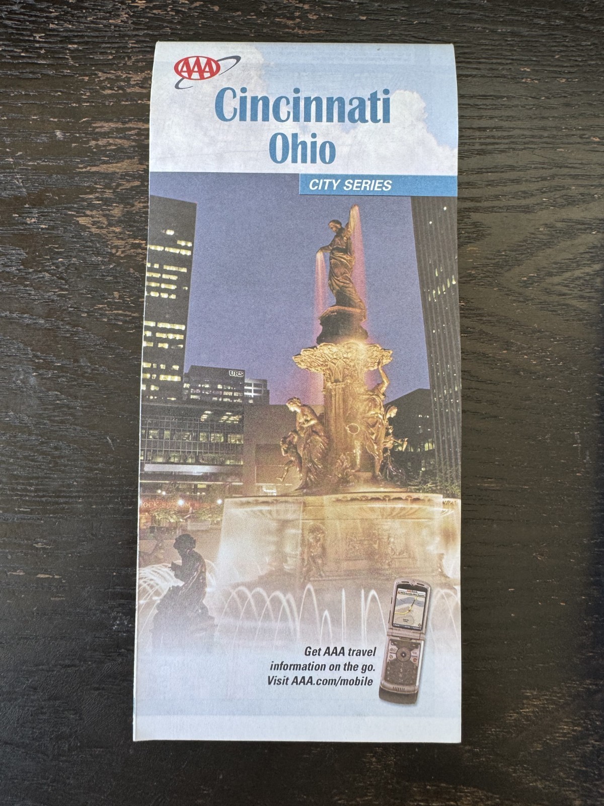 AAA Road Map-The Map of Cincinnati , Ohio - City Series - 2011
