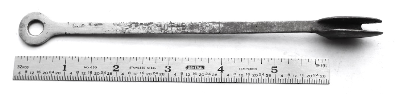 7” Vtg Tobacco Pipe Cleaning Tool / Pa. Feb 7, 188? / Mountain Top Tools