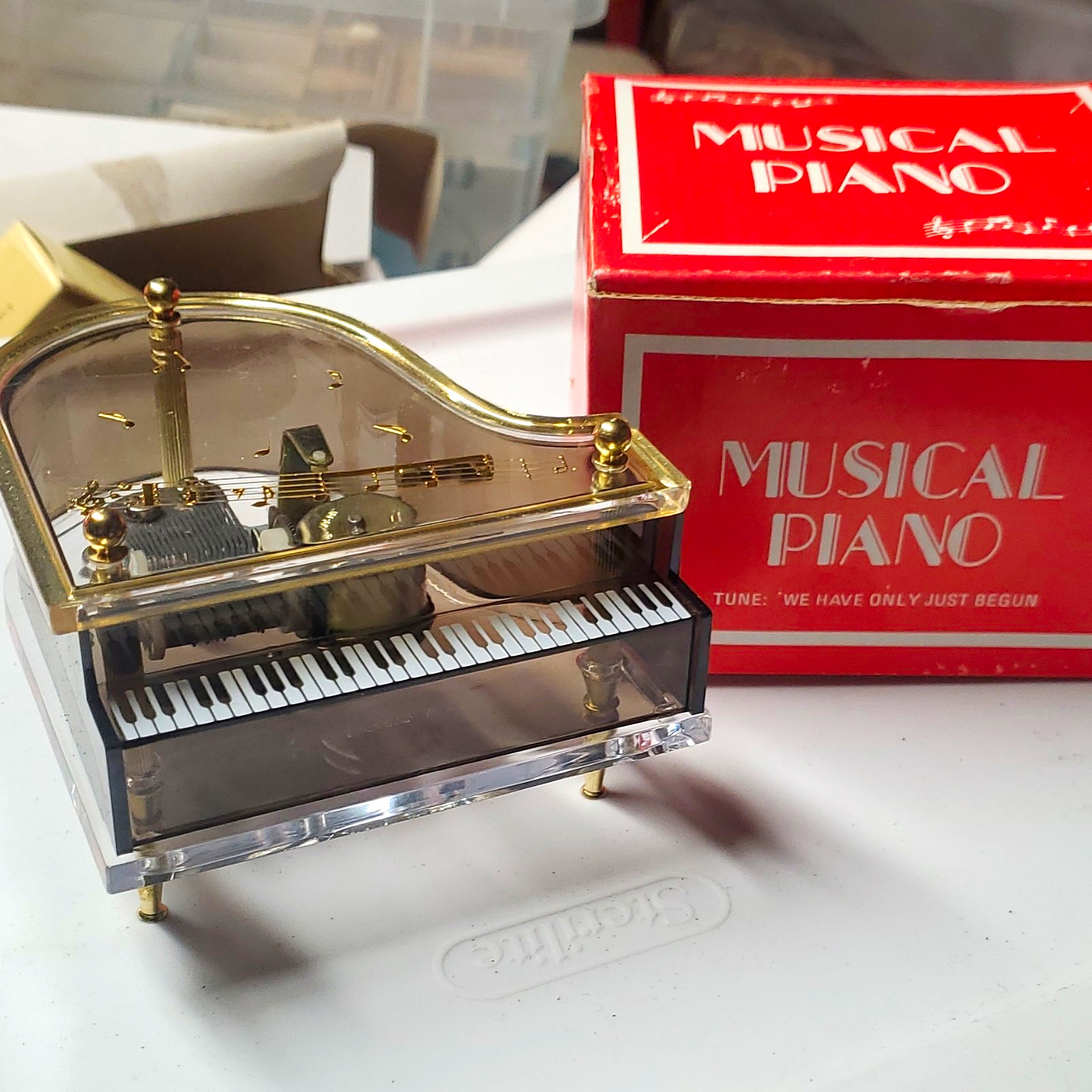 Vintage Grand Piano Music Box 