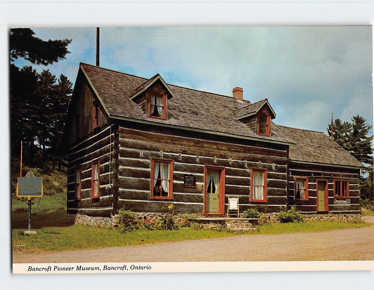 Postcard Bancroft Pioneer Museum Bancroft Canada
