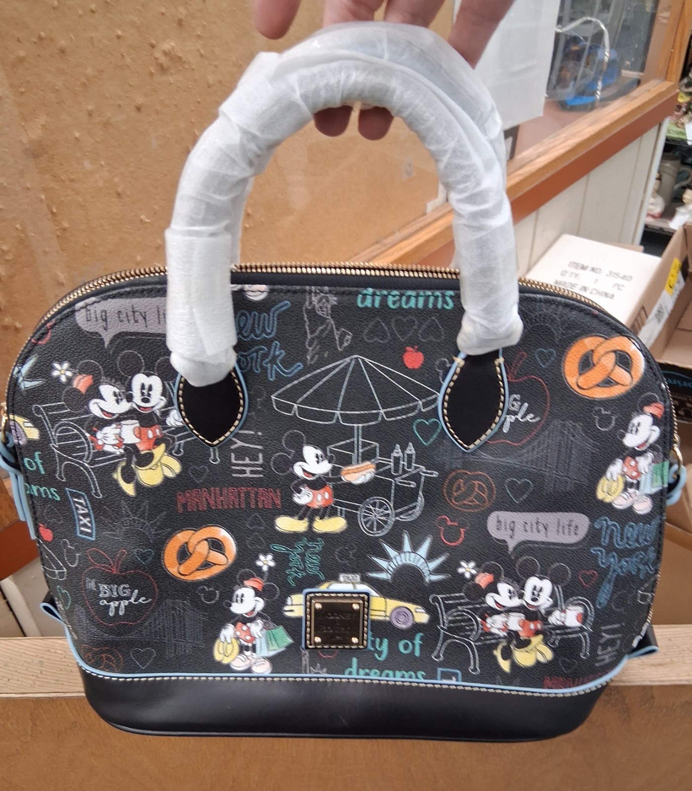 Rooney And Bourke New York Mickey Minnie Mouse Purse