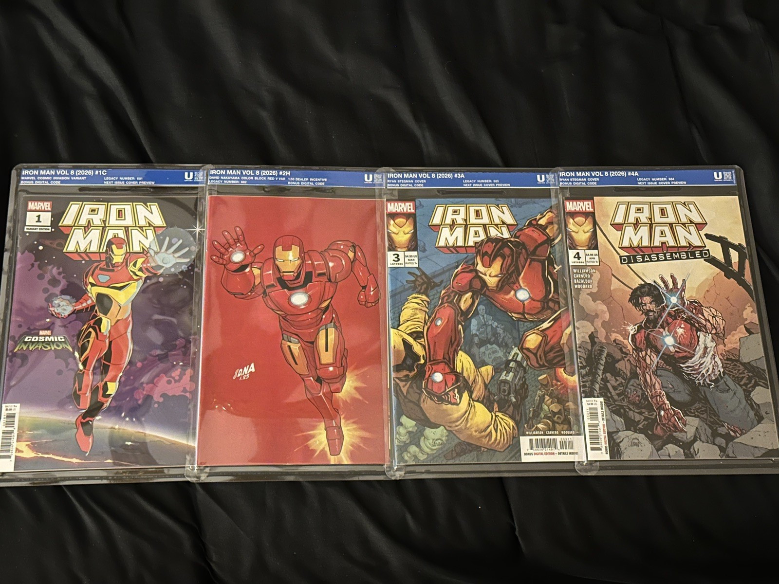 ULTIMATE IRON MAN STARTER BUNDLE #1 - 4 SEALED UNCIRCULATED 1ST EDITIONS