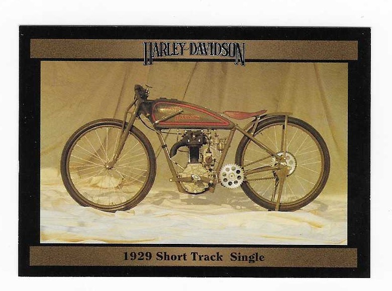 1992 Collect-A-Card Harley-Davidson 1929 Short Track Single Series 2 #123