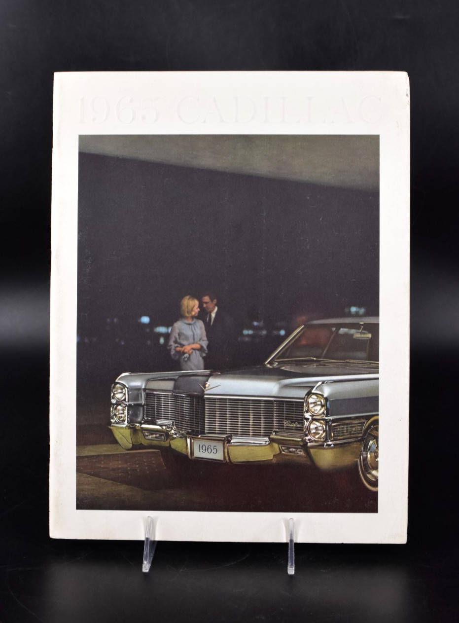 Original 1965 Cadillac Full Line Sales Dealer Brochure Fleetwood DeVille Calais