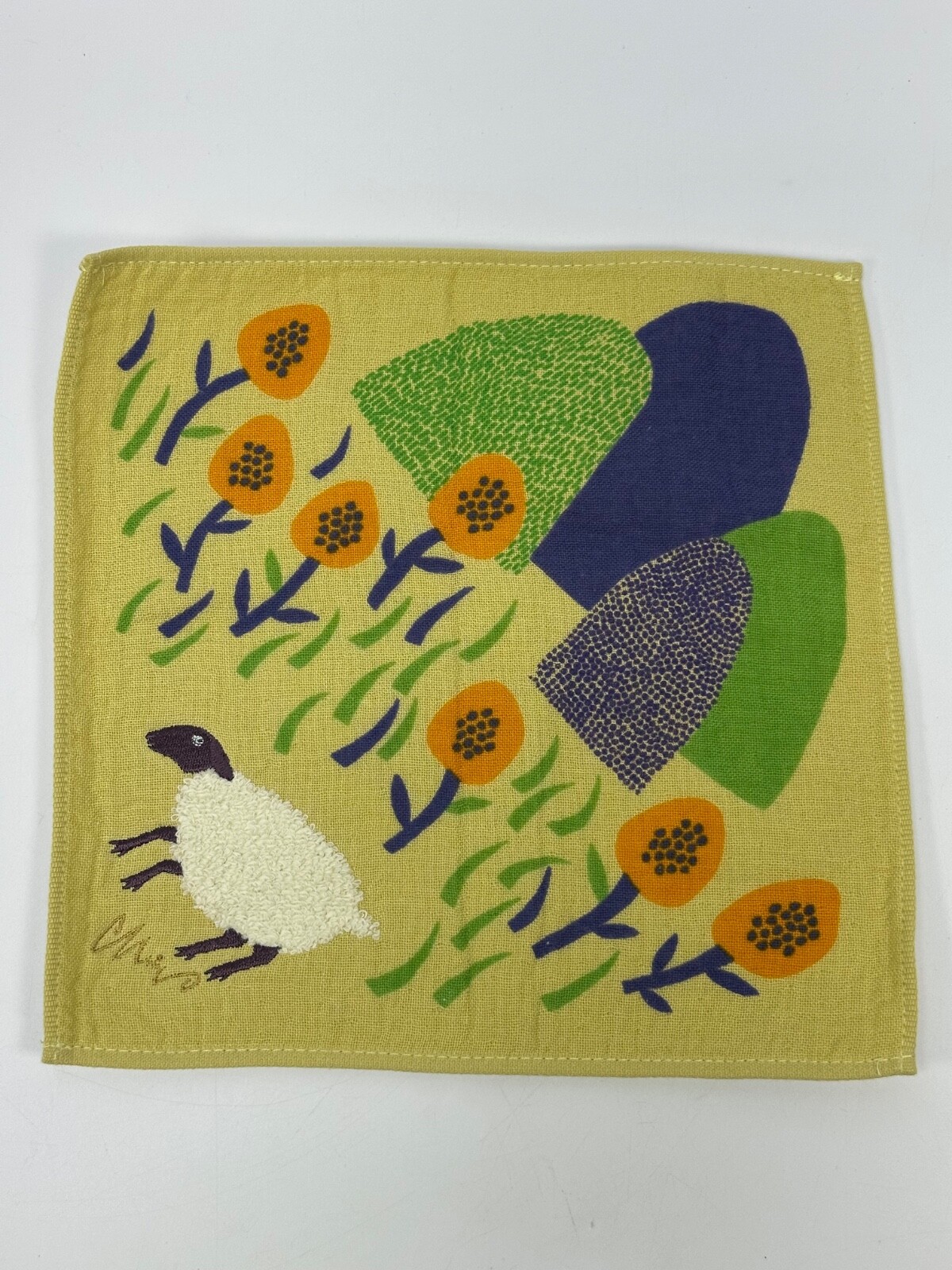 Kusubashi Monori Morita MiW Handkerchief Japanese Hand Towel 10x10in