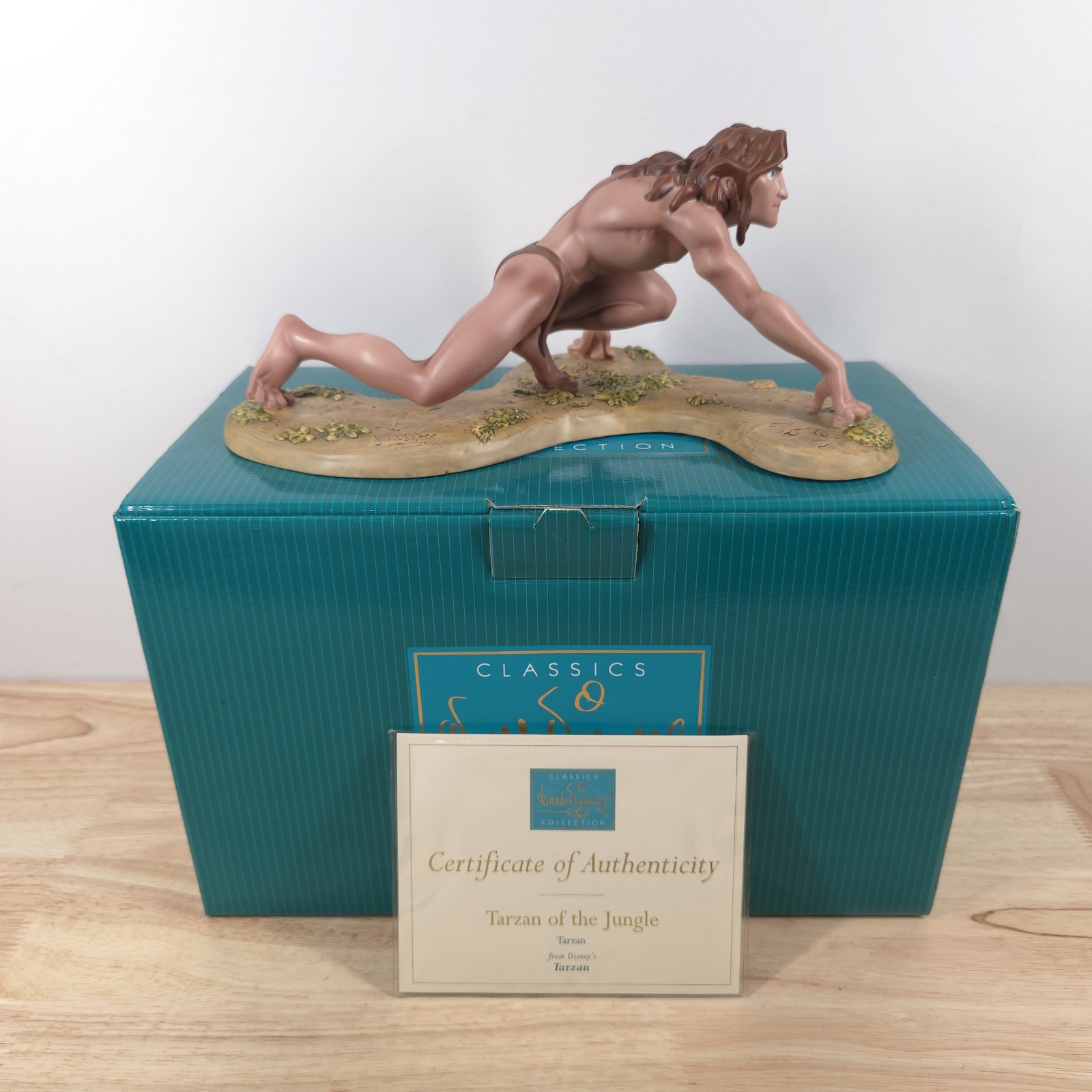 WDCC Tarzan of the Jungle from Disney's Tarzan with COA NIB Never Displayed