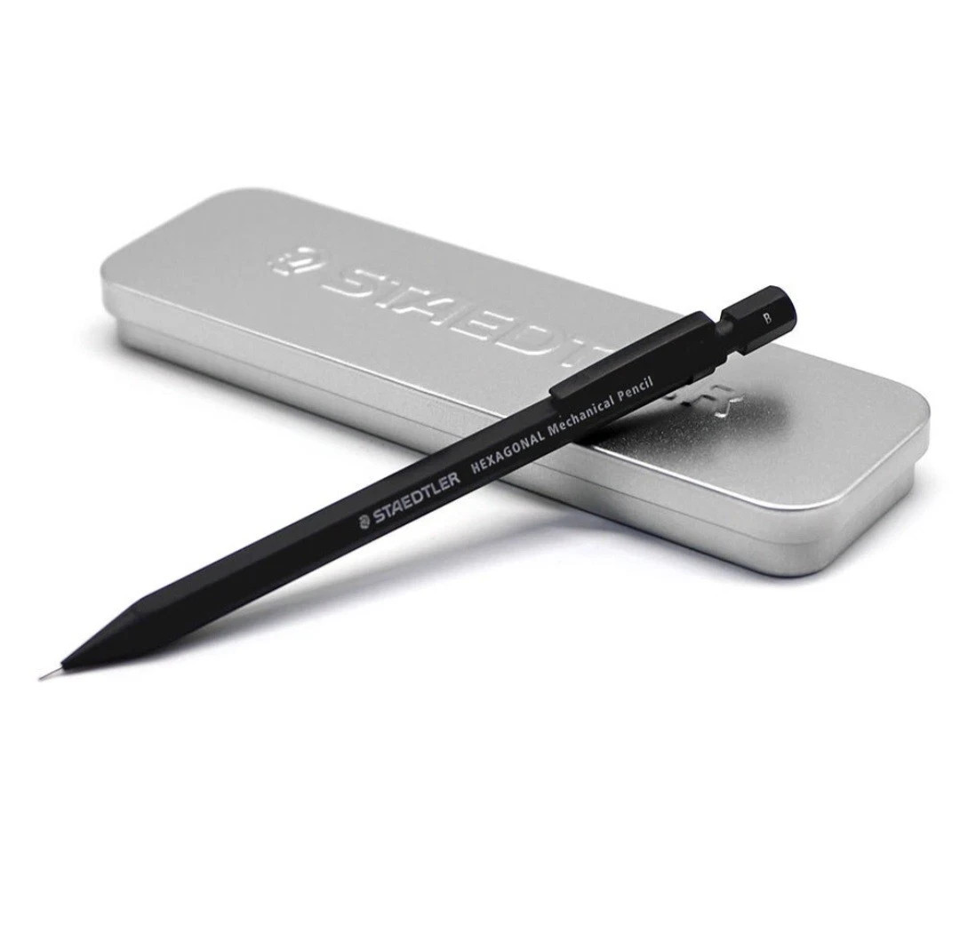 STAEDTLER Hexagonal 925 77 Drafting Pencil Black color- 0.5mm Mechanical Pencil