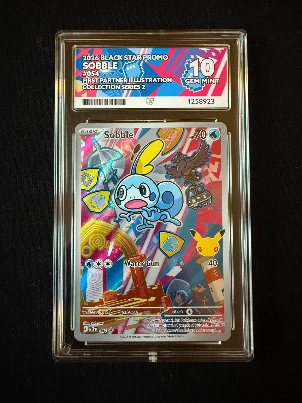 Pokemon Sobble MEP 054 First Partner Series 2 Promo ACE 10 Pokemon Sobble MEP 054 First Partner Series 2 Promo ACE 10