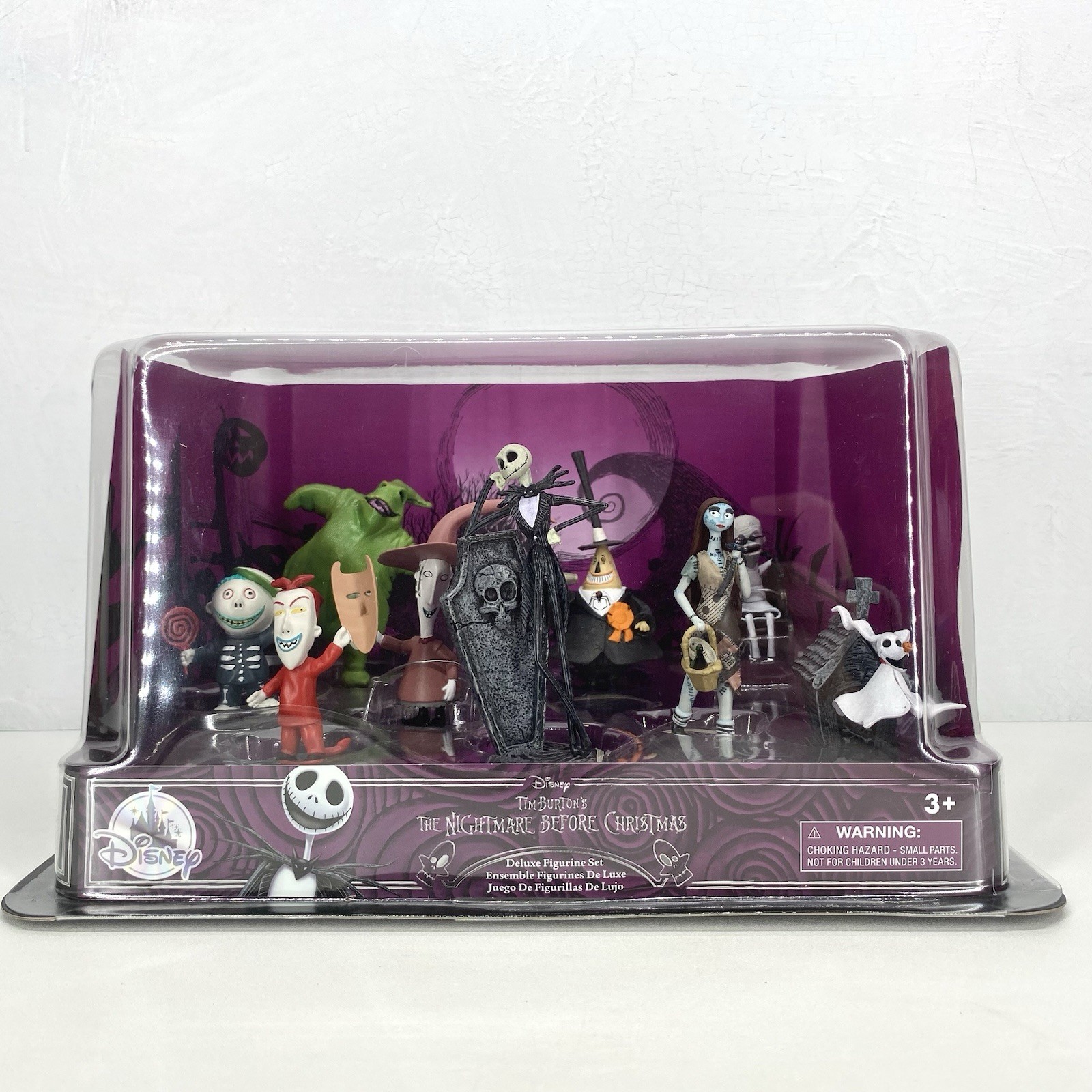 Nightmare Before Christmas Deluxe Figurine Set Disney Tim Burton Collectible New