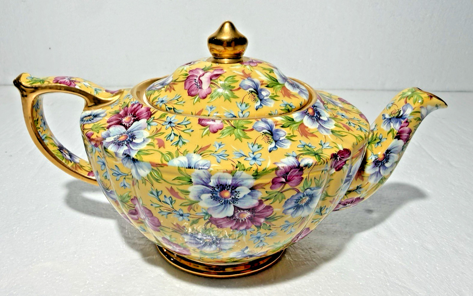 Sadler England Sophie Chintz Teapot 4 Cup Backstamped & Authorized Inspected A+ Sadler England Sophie Chintz Teapot 4 Cup Backstamped & Authorized Inspected A+