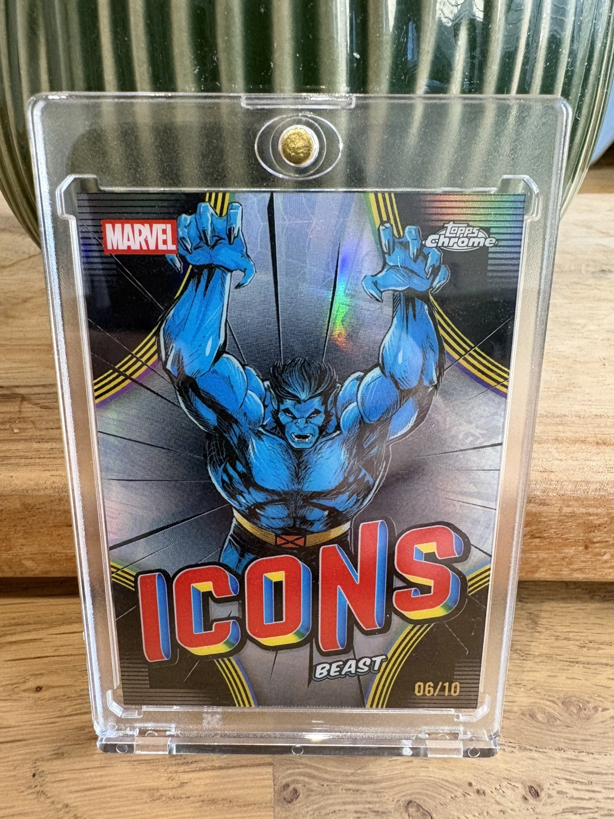 2026 Topps Chrome Marvel Beast Icons MI-16 Black /10 🔥