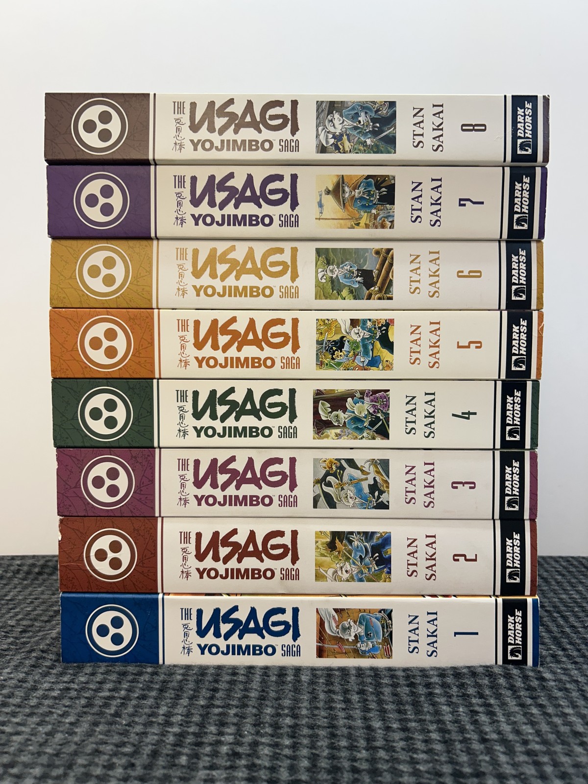 Usagi Yojimbo Saga Books 1-8 Complete Set Stan Sakai Dark Horse TPB Lot